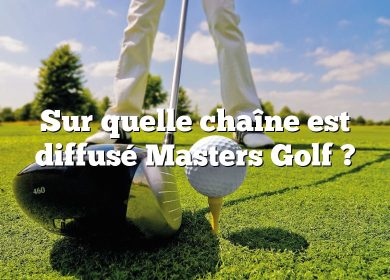 Sur quelle chaîne est diffusé Masters Golf ?